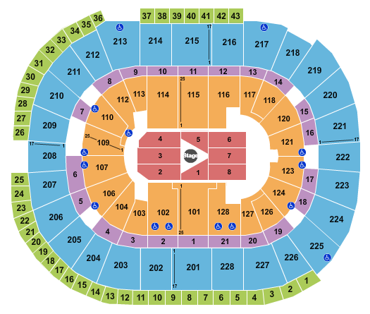 SAP Center Luis R Conriquez Seating Chart